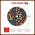thumbnail image 4 of Kll Berries And Flowers Christmas Tree Skirt 48",Party Decorations Farmhouse For Christmas Decorations Holiday Party, 4 of 8