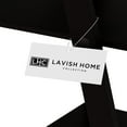 thumbnail image 6 of Lavish Home 4-Tier Freestanding Ladder Bookshelf with X-Back Frame, Black, 6 of 6