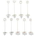 thumbnail image 3 of 1pc Romantic Fashion Paper Clamp Wedding Supplies Desktop Decoration Place Card Clamps Stand Table Numbers Holder Photos Clips SILVER 2, 3 of 8