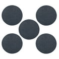 thumbnail image 1 of Furnish My Place Modern Plush Solid Petrol Blue Color Rug - Pets and Kids Friendly Rug, Indoor/Outdoor Mat, Area Rugs Great for Kids, Pets, Event, Living Room, Made in USA, 2' Round - Set of 5, 1 of 5