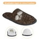 thumbnail image 3 of Fotbe Autumn Brown Plants Pantuflas Peludas para Mujer con Estampado, Zapatillas de Peluche, Zapatos de Invierno para Casa, Uso Interior y Exterior-Medium, 3 of 8