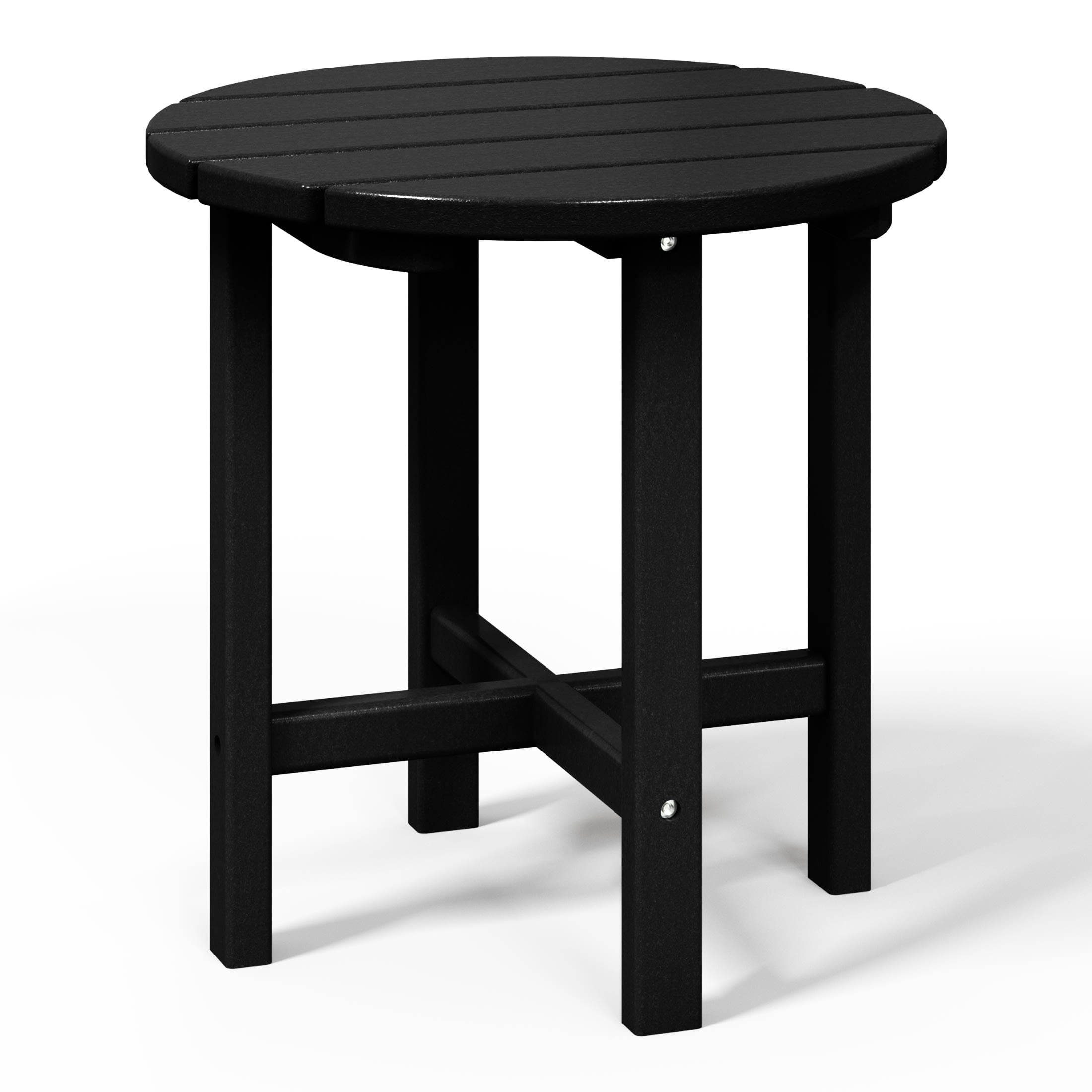 WestinTrends Dylan Outdoor Adirondack Chair With Ottoman And Side Table 3-Piece Set, Black