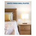 thumbnail image 3 of DEWENWILS Double Toggle Light Switch Covers, Aged Bronze/Antique Brass/White Outlet Wall Plates, Heavy-Duty Metal Material, 3 of 4