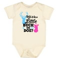 thumbnail image 3 of Inktastic Gender Reveal Will It Be a Little Buck or Doe? Girls Baby Bodysuit, 3 of 5