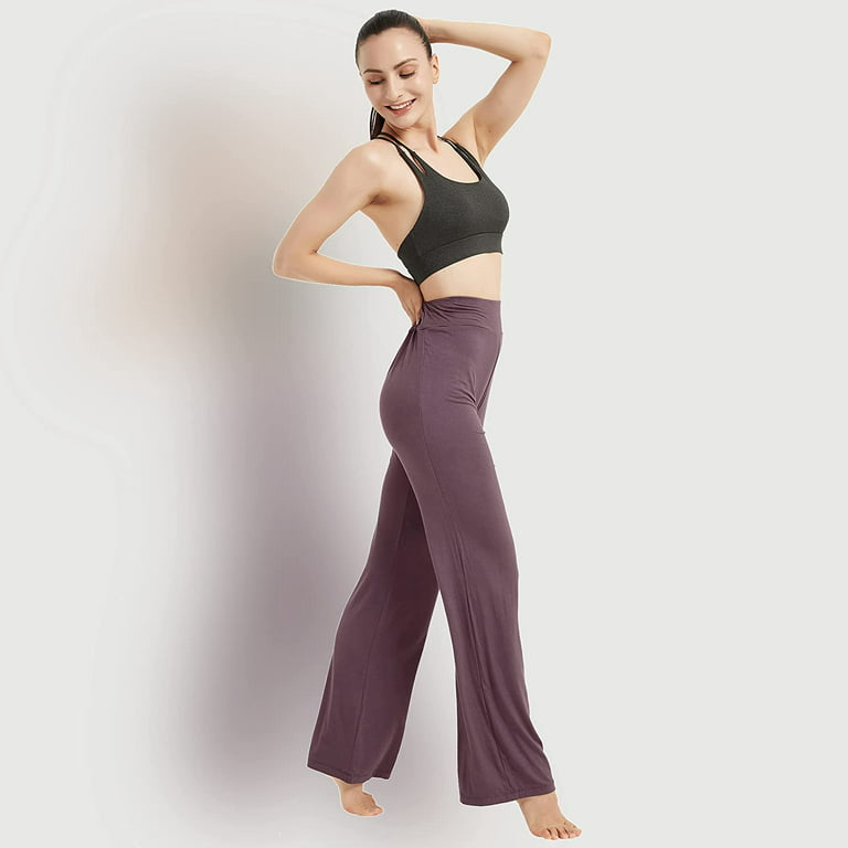 Yoga Pants for Women Tummy Control Yoga Pants Flare Sweatpants High Waist,  M-3XL