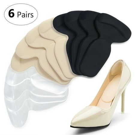 Silicone T-shaped Shoe Pads High Heel Shoe Cushion Insole Bumper Pressure Reliever Inserts Heel Grips Back