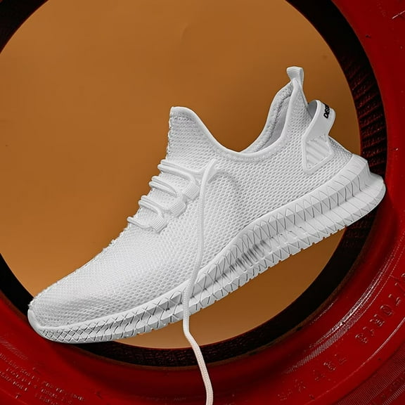 Tvtaop Men's Sports Shoes Soft Breathable Lightweight Mesh Running Shoes