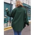 thumbnail image 4 of Zeagoo Womens Plus Size Corduroy Button Down Shirts Long Sleeve Oversized Fall Blouses Tops Casual, 4 of 5