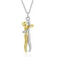 thumbnail image 2 of Cheers.US Hug Necklace, The Tale of Two Lovers Necklace Show Your Love, Affectionate Hug Necklace for Couples, Valentine's Day Necklace, 2 of 8