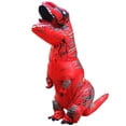 thumbnail image 1 of Disfraz inflable de dinosaurio t-rex para adultos y niños, traje de Anime para fiesta, Carnaval, Halloween, hombre y mujer, 1 of 4