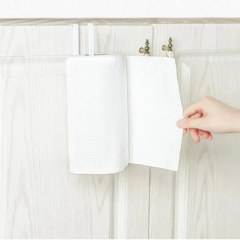 Funnacle Over Cabinet Door Paper Towel Holder Under Cabinets Kitchen Paper  Towel Holder Over Cabinet Door Paper Towel Holder for Kitchen, Utility