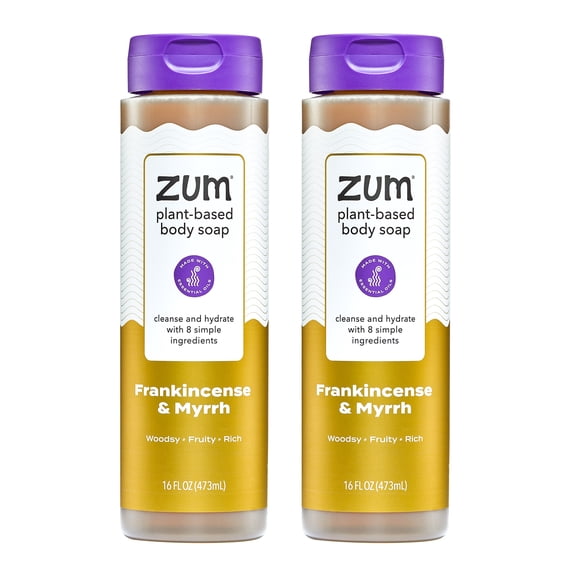 Zum Body Soap - Frankincense & Myrrh - 16 fl oz (2 Pack)
