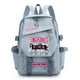 thumbnail image 1 of Negro blackpink Merchandise Mismo Estilo Ventilador De Tinta Apoyo Estudiante Mochila Mujer Jin Zhini lisa, 1 of 4