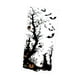 thumbnail image 4 of de pared con forma de de calabaza de Halloween, práctico, para decoración de fondo del hogar, para espejo de habitación o oficina, 4 of 9
