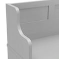 thumbnail image 5 of Woodland Entryway Bench with Doors and Wall Shelf in Gray - Engineered Wood, 5 of 10