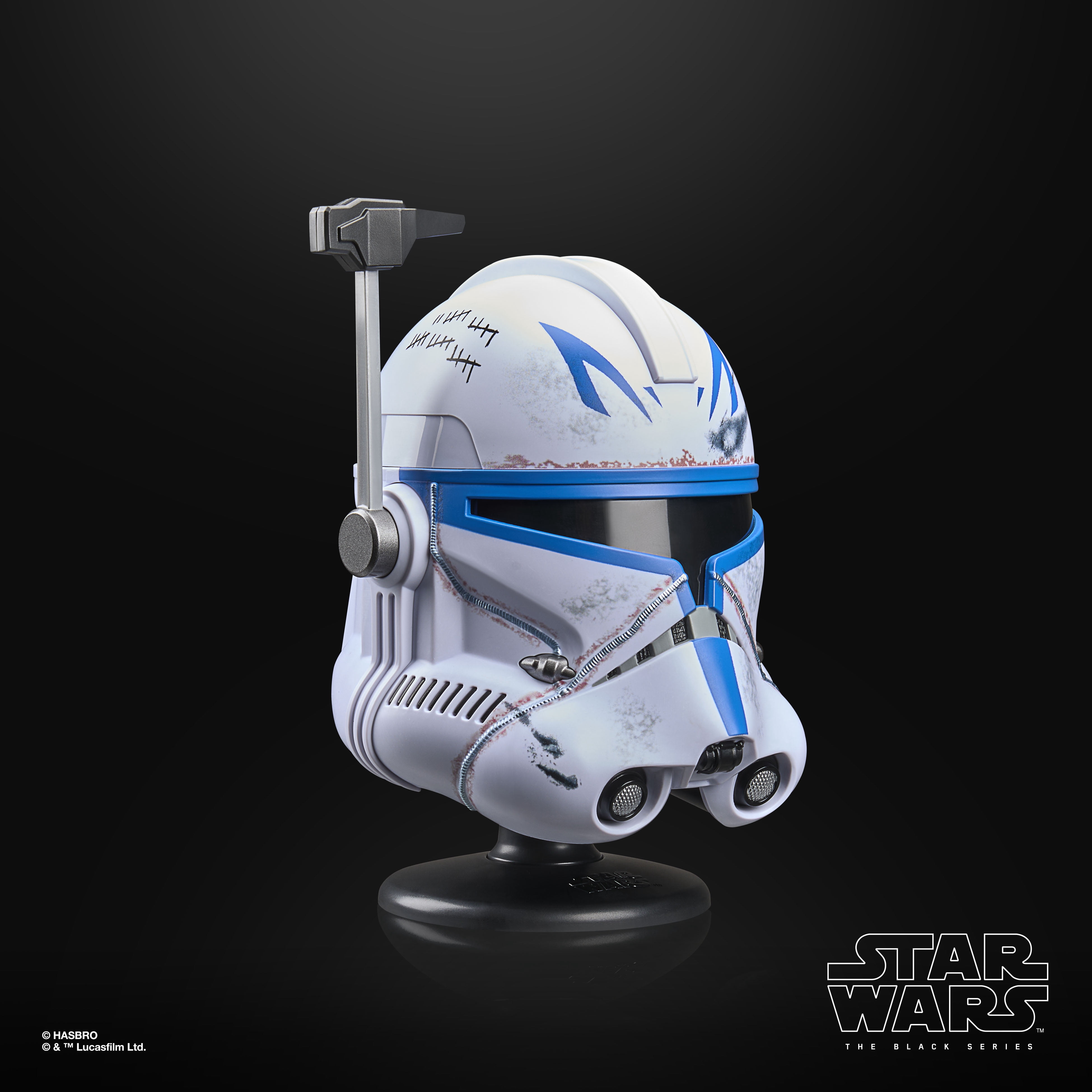 Star Wars The Black Series Clone Captain Rex Premium Mini Helmet for Display, 6 In. Scale