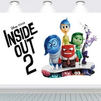Inside Out Backdrop Banner Party Supplies Poster Movie Theme Background for Photography Birthday Decorations