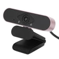 thumbnail image 4 of Cámara web USB de alta definición 1080P para enseñanza, conferencias, transmisión en vivo, oro rosa, 4 of 8