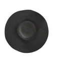 thumbnail image 2 of Women's Big Brim Paper Braid Hat Black One Size, 2 of 3