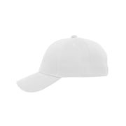Top Headwear Blank Kids Youth Baseball Adjustable Hook and Loop Closure Hat White
