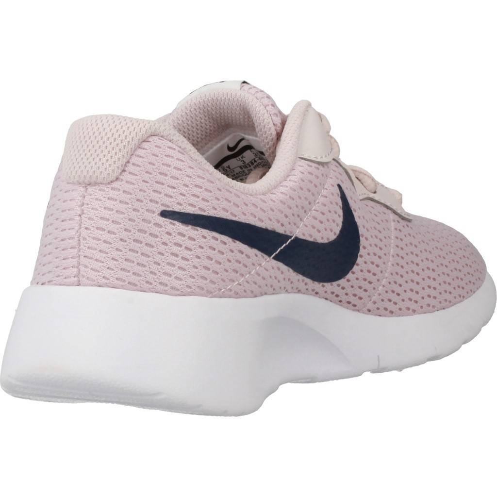 Nike 818384 Big Kids Tanjun (GS) Running Sneakers All Colors (6.5 M US Big Kid, Barely Rose/Navy/White) - image 2 of 2