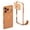 Orange, variant on Lunvic Metal Bumper Case for iPhone 18 Pro Max, Breathable Heat Dissipation Frame with Corner Buckle Lock and Camera Lens Protector, Shock-Absorbing Protective Cover, Winered