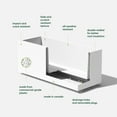 thumbnail image 3 of Veradek Block Series Long Box Large 38" Plastic Planter - White, 3 of 8