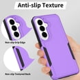 thumbnail image 3 of Defender Case for Samsung Galaxy S26 Plus 5G 6.7", Dual Layer PC+TPU Rugged Shockproof Full Body Protective Cover,Purple,For Galaxy S26 Plus 5G, 3 of 6