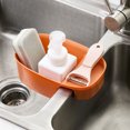 thumbnail image 5 of Évier Filtre à Résidus Alimentaires Multifonctionnel en Forme de Selle Panier de Vidange de Cuisine Ménager Étagère de Rangement Multifonctionnelle, Vert, 5 of 5