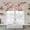 Beige, variant on Spring Flowers Tier Curtains 36 Inch Length, Country Pink Peach Blossoms Botanical Floral Cafe Short Curtains for Bathroom Over Sink, Small Kitchen Curtain Light Filtering Drapes 2 Panels 27.5"Wx36"L