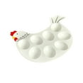 thumbnail image 3 of GUOOL Deviled Egg Tray Deviled Eggs Plate Egg Holder Egg Keeper Deviled Egg Platter, 3 of 9