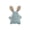 Blue, variant on Rabbit Plush Toy Novelty Stuffed Animal Throw Pillow Doll for Home Decoration Car Travel and Camping Trips Soft Cotton Short Plush Material for Holiday Gift Events