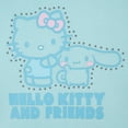thumbnail image 4 of Hello Kitty Cinnamoroll Fleece Drop Shoulder Pullover Sweatshirt and Jogger Pants Outfit Set Toddler to Big Kid, 4 of 5