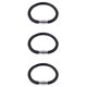 thumbnail image 3 of 3X Pulsera de Joyeria, Acero Inoxidable de , Pulsera de , para Hombres Mujeres, Negro - 6mm - Longitud 18cm, 3 of 10