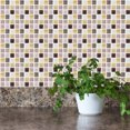 thumbnail image 3 of Adhesivo de pared de mosaico de azulejo de membrana cúbica esmerilada, adhesivo decorativo impermeable para pared DIY TUNC Sencillez, 3 of 5