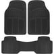 thumbnail image 2 of Tapetes de Goma Resistentes Delanteros y Traseros para Coche, SUV, Furgoneta, camión, Color Negro, 3 Piezas, protección para Todo Tipo de Clima con diseño de Ajuste Universal, 2 of 5