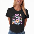thumbnail image 7 of NOLDARES Halloween Shirts for Women Cute Ghost Shirt Graphic Tee Spooky Season Fall T Shirt Short Sleeve Tops(Black,L), 7 of 7