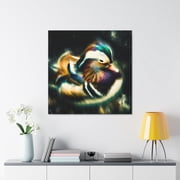 Mandarin Duck Expressionism - Canvas