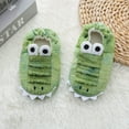 thumbnail image 5 of Otqutp Toddler Kids Plush Slippers Boys Girls Cute Dinosaur Cozy Warm Winter Shoes Cartoon Animal Soft Indoor Bedroom Shoes, 5 of 5