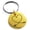 Gold, variant on Stainless Steel Heart Love Arrow Engraved Small Medallion Circle Charm Keychain Keyring