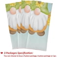 thumbnail image 3 of Watercolor Gnome Kitchen Dish Tea Towels 4 Pack, Summer Cartoon Bee Absorbent Hand Towels Lint-Free 18"x28" Drying Hanging Dishcloths for Home Tea Bar Clean, 3 of 7