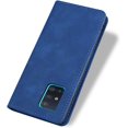 thumbnail image 5 of Wallet Case for Samsung Galaxy A51, Premium PU Leather Case Vintage Matte Wallet Flip Cover [Card Slots] [Magnetic Closure] Stand Function Folio Shockproof Full Protector - Blue, 5 of 8