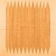 thumbnail image 1 of Ahgly Company Indoor Square Solid Orange Modern Area Rugs, 4' Square, 1 of 1