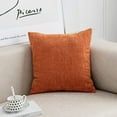 thumbnail image 3 of Burnt Orange Pillow Covers 18X18 Inch Set of 2 Modern Farmhouse Rustic Decorative Throw Pillow Cover Square Cushion Case, 3 of 6