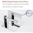 thumbnail image 5 of Stainless Steel Polished Chrome Modern Roll Paper Holder, Self Adhesive Wall Mount, Bathroom Kitchen Accessories, 5 of 5