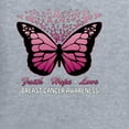 thumbnail image 6 of Wild Bobby Faith Hope Love Butterfly Ribbons Breast Cancer Awareness Unisex Hoodie Sweatshirt, Heather Grey, 3X-Large, 6 of 6