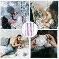 thumbnail image 6 of Uxcell 6.5mm Aluminum Crochet Hook Knitting Crochet Knitting Needles Crochet Hooks with Size Dark Purple 6Pcs, 6 of 6