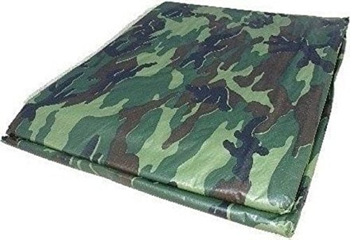 Camouflage Heavy Duty Tarp Cover  Waterproof Caravan Camping Ground Sheet 