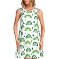 thumbnail image 1 of Disketp St. Patrick's Day rainbows para Vestido sin Mangas para Mujeres, Vestidos de Verano para Mujeres, Casual y Holgado para la Playa, 1 of 7
