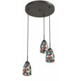 thumbnail image 4 of Woodbridge Lighting 13224MEB-M20MTC Venezia 3-Light Multi-Light Pendant, Metallic Bronze, 4 of 4